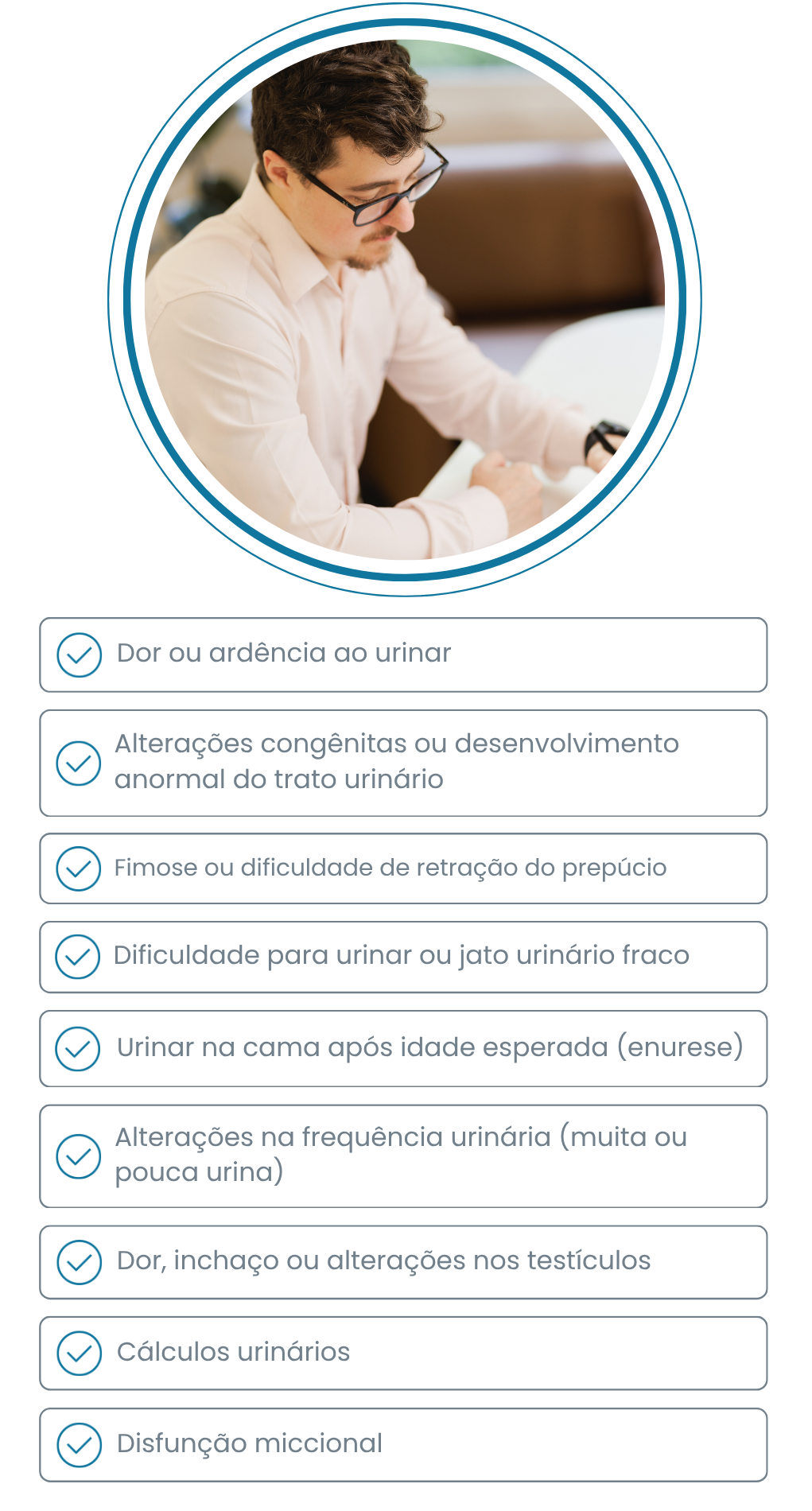 Principais queixas e indicações de avaliação em mobile